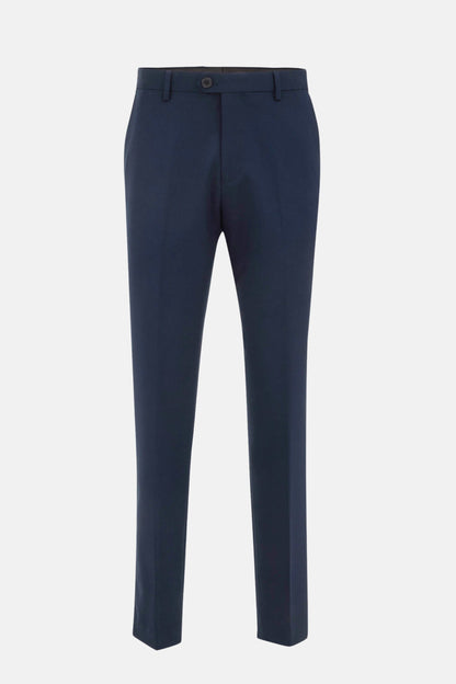Pantalon with  light structure navy blue