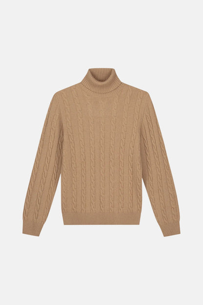 Saint-Malo Cashmere Turtleneck - caramel