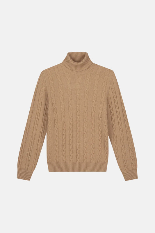 Saint-Malo Cashmere Turtleneck - caramel