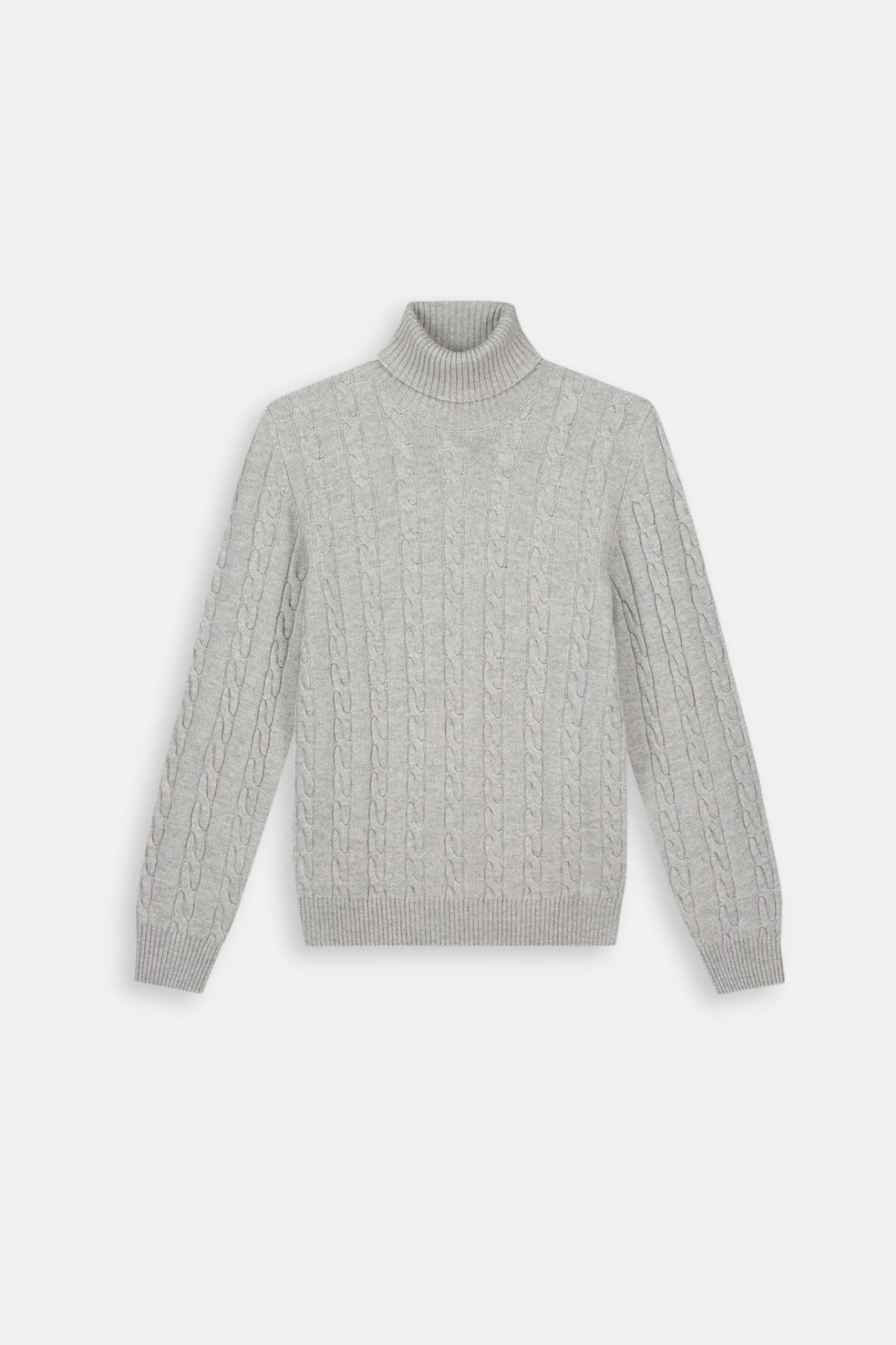 Saint-Malo Cashmere Turtleneck - Grey