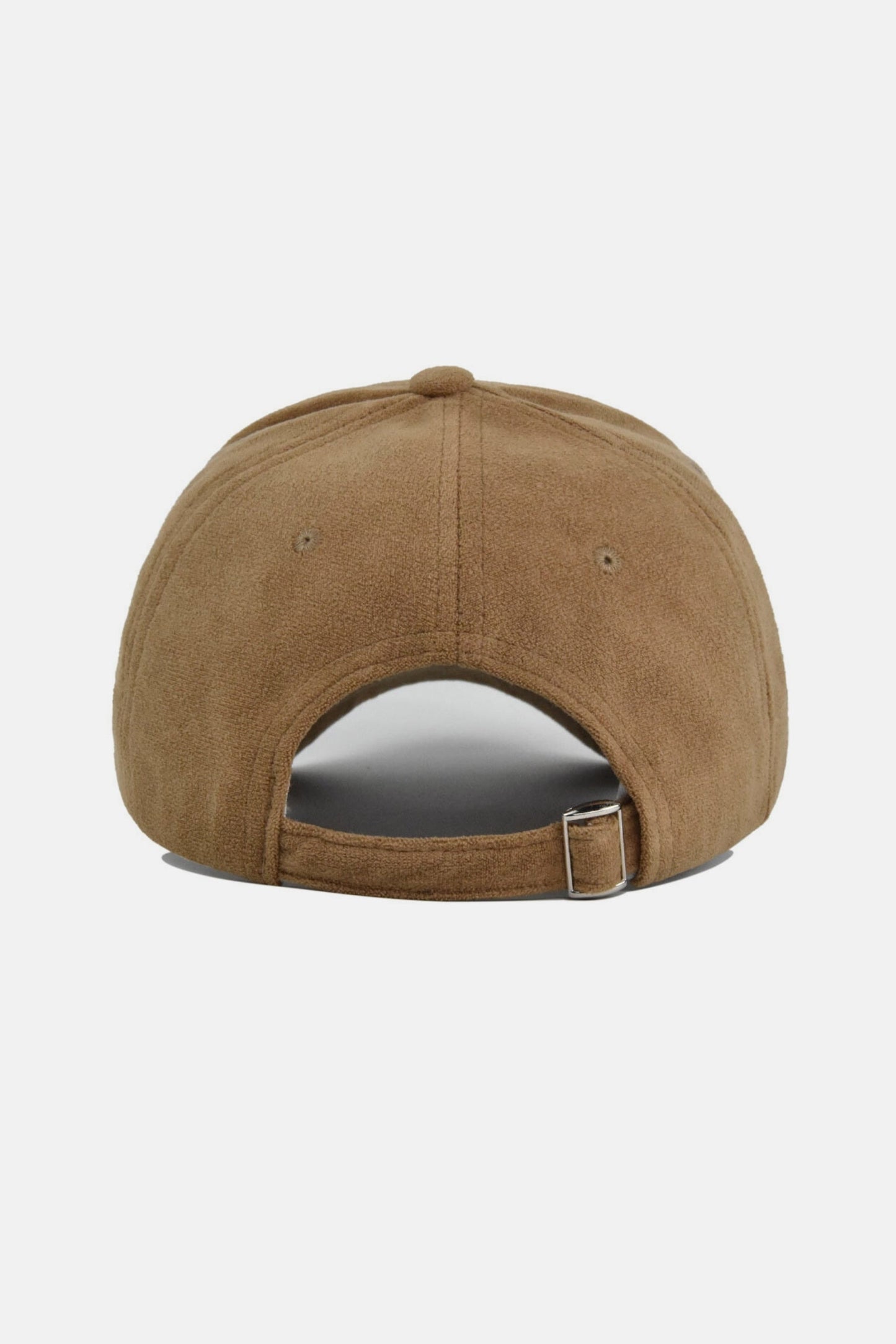 Suede baseball cap khaki